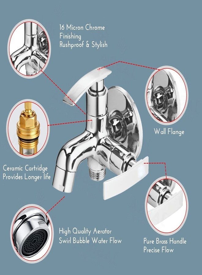 Alturas Ocean Brass 2 in 1 Bib Tap Faucet - Image 3